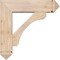 Ekena Millwork Legacy Arts and Crafts Smooth Bracket w/ Offset Brace, Douglas Fir, 7 1/2"W x 28"D x 28"H BKT0806X28X28LEC03SDF - alternate 4